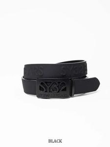 ベルト SYG EMBOSS LOGO BELT BLACK SY32 by SWEET YEARS GOLF エスワイサーティトゥバイスウィートイヤーズ・ゴルフ
