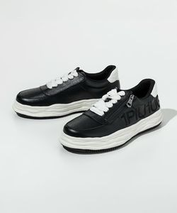 ボリュームソール刺繍ロゴスニーカー ブラック 1PIU1UGUALE3 RELAX ウノピゥウノウグァーレトレ リラックス