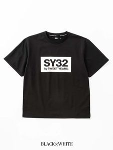 T����� BOX LOGO TEE BLACK��WHITE SY32 by SWEET YEARS �����磻�����ƥ��ȥ��Х����������ȥ��䡼��