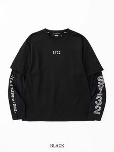ĹµT����� FAKE LAYERD L/S TEE BLACK SY32 by SWEET YEARS �����磻�����ƥ��ȥ��Х����������ȥ��䡼��