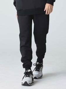 ジョガーパンツ DOUBLE KNIT EMBOSS LONG PANTS BLACK SY32 by SWEET YEARS エスワイサーティートゥバイスウィートイヤーズ