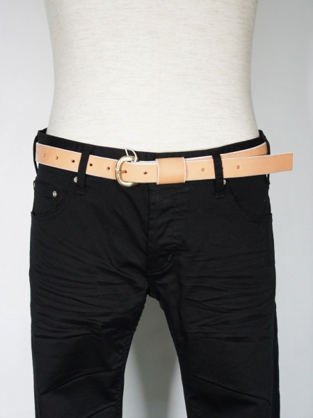 eofm��Leather Belt -thin-��NATURAL�ڥ����ե��