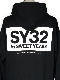 SY32 by SWEET YEARS��BACK BOX LOGO ZIP HOODIE��BLACK�ڥ����磻�����ƥ��ȥ��Х����������ȥ��䡼����