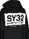 SY32 by SWEET YEARS��BACK BOX LOGO ZIP HOODIE��BLACK�ڥ����磻�����ƥ��ȥ��Х����������ȥ��䡼����