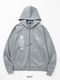 ZIP�ա��ǥ��� DOUBLE KNIT MULTI LOGO ZIP HOODIE GRAY SY32 by SWEET YEARS �����磻�����ƥ��ȥ��Х����������ȥ��䡼��