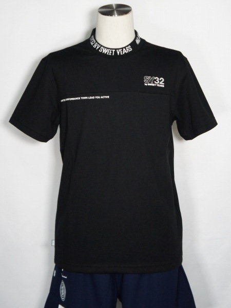 SY32 by SWEET YEARS��EXCHANGE POCKET TEE��BLACK