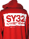 SY32 by SWEET YEARS��BACK BOX LOGO ZIP HOODIE��RED�ڥ����磻�����ƥ��ȥ��Х����������ȥ��䡼����