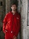 SY32 by SWEET YEARS��BACK BOX LOGO ZIP HOODIE��RED�ڥ����磻�����ƥ��ȥ��Х����������ȥ��䡼����