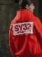 SY32 by SWEET YEARS��BACK BOX LOGO ZIP HOODIE��RED�ڥ����磻�����ƥ��ȥ��Х����������ȥ��䡼����