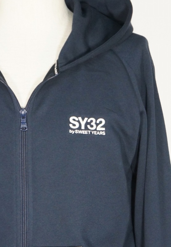 SY32 by SWEET YEARS��BASIC ZIP HOODIE��NAVY�ڥ����磻�����ƥ��ȥ��Х����������ȥ��䡼�������åץա��ǥ������ͥ��ӡ���