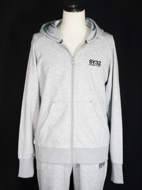SY32 by SWEET YEARS��BASIC ZIP HOODIE��GRAY�ڥ����磻�����ƥ��ȥ��Х����������ȥ��䡼�������åץա��ǥ��������졼��
