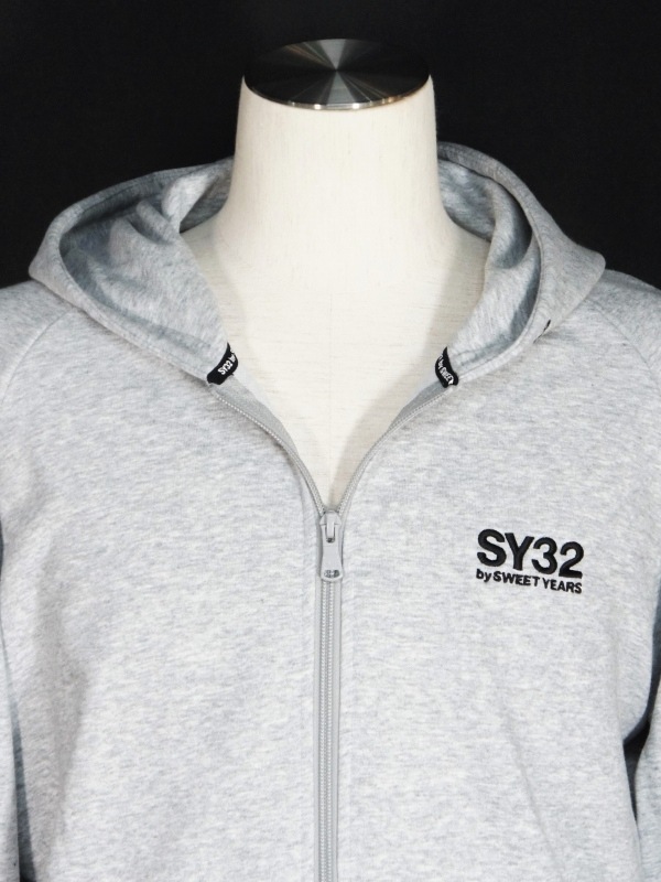 SY32 by SWEET YEARS��BASIC ZIP HOODIE��GRAY�ڥ����磻�����ƥ��ȥ��Х����������ȥ��䡼�������åץա��ǥ��������졼��