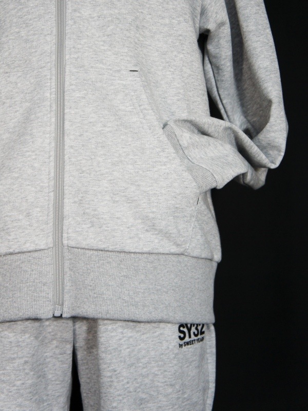 SY32 by SWEET YEARS��BASIC ZIP HOODIE��GRAY�ڥ����磻�����ƥ��ȥ��Х����������ȥ��䡼�������åץա��ǥ��������졼��