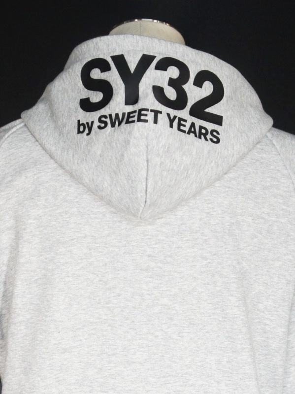 SY32 by SWEET YEARS��BASIC ZIP HOODIE��GRAY�ڥ����磻�����ƥ��ȥ��Х����������ȥ��䡼�������åץա��ǥ��������졼��