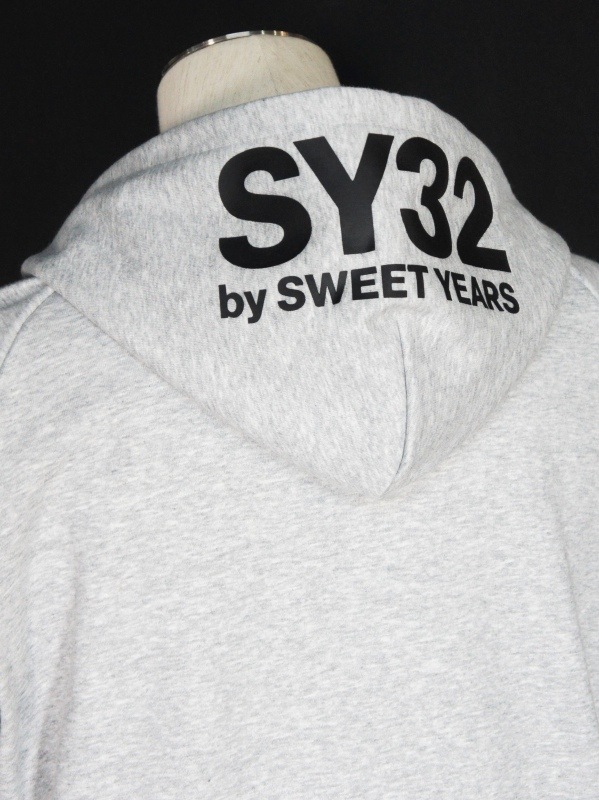SY32 by SWEET YEARS��BASIC ZIP HOODIE��GRAY�ڥ����磻�����ƥ��ȥ��Х����������ȥ��䡼�������åץա��ǥ��������졼��