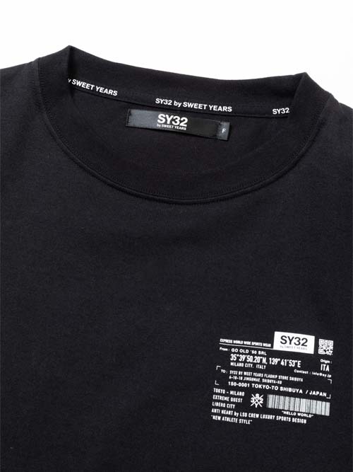 30%OFF T����� ADDRESS MINI LOGO BIG TEE BLACK SY32 by SWEET YEARS �����磻�����ƥ��ȥ��Х����������ȥ��䡼��
