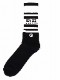 SY32 by SWEET YEARS��BORDER SIDE LOGO SOX��BLACK