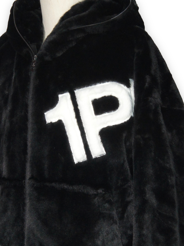 1piu1uguale3 LUXURY FAKE FAR COAT