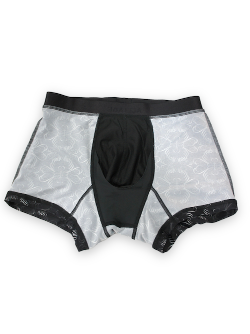 ALLIAGE��BOXER PANTS��BLACK��SILVER�ڥ��ꥢ�������