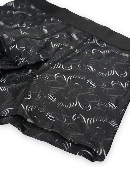 ALLIAGE��BOXER PANTS��BLACK��SILVER�ڥ��ꥢ�������