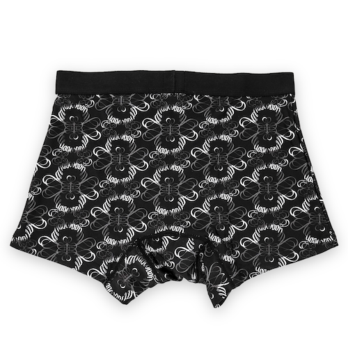 ALLIAGE��BOXER PANTS��BLACK��SILVER�ڥ��ꥢ�������