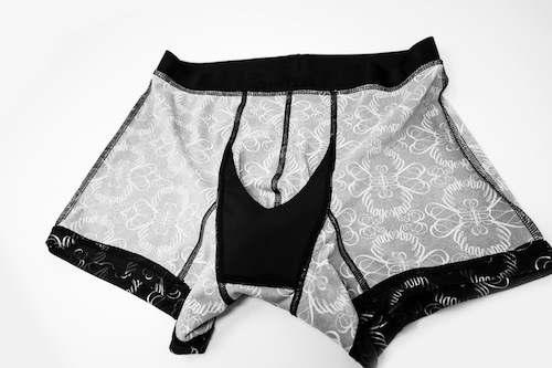 ALLIAGE��BOXER PANTS��BLACK��SILVER�ڥ��ꥢ�������