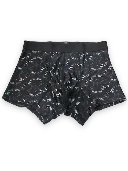 ALLIAGE��BOXER PANTS��BLACK��SILVER�ڥ��ꥢ�������