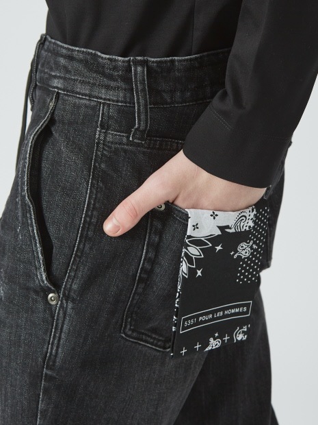 ���ꥸ�ʥ�Х�����դ� �ơ��ѡ��ɥ����ǥ˥� �֥�å� 5351POUR LES HOMMES 5351�ס��륪��