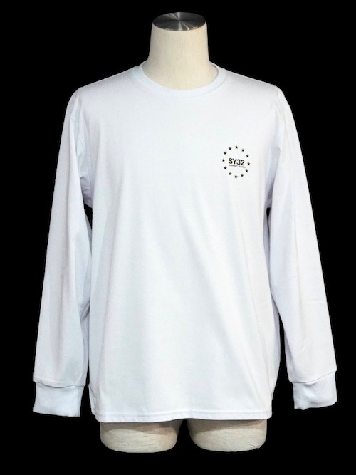 ĹµT����� �ۥ磻�� MULTI LOGO BACKPRINT L/S TEE WHITE SY32 by SWEET YEARS �����磻�����ƥ��ȥ��Х����������ȥ��䡼��