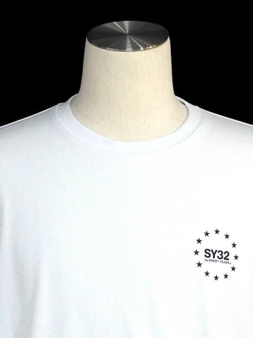ĹµT����� �ۥ磻�� MULTI LOGO BACKPRINT L/S TEE WHITE SY32 by SWEET YEARS �����磻�����ƥ��ȥ��Х����������ȥ��䡼��