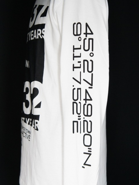 SY32 by SWEET YEARS��MILANO LOGO L/S TEE��WHITE