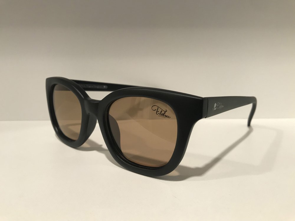 ELEBROU eyewear�֡ڥ������ա�No,323 Milolii Black Brown POLARIZED���и�������̻��͡ˡ� BLACK�ڥ���֥���