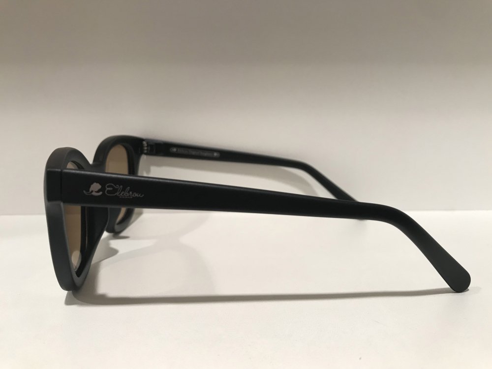ELEBROU eyewear�֡ڥ������ա�No,323 Milolii Black Brown POLARIZED���и�������̻��͡ˡ� BLACK�ڥ���֥���