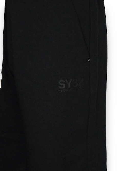 ショートパンツ ブラック×ブラック BASIC SWEAT SHORT PANTS BLACK