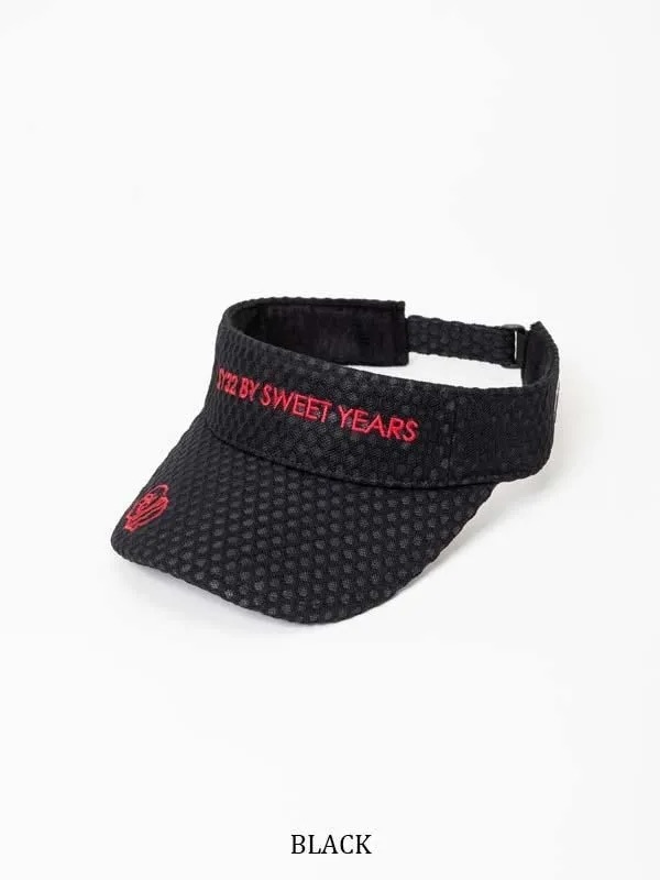 10%OFF ����Х����� MESH EMB SUN VISOR SY32 by SWEET YEARS GOLF �����磻�����ƥ��ȥ��Х����������ȥ��䡼�������