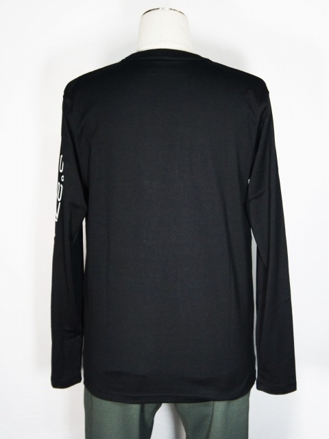 SY32 by SWEET YEARS��MILANO LOGO L/S TEE��BLACK