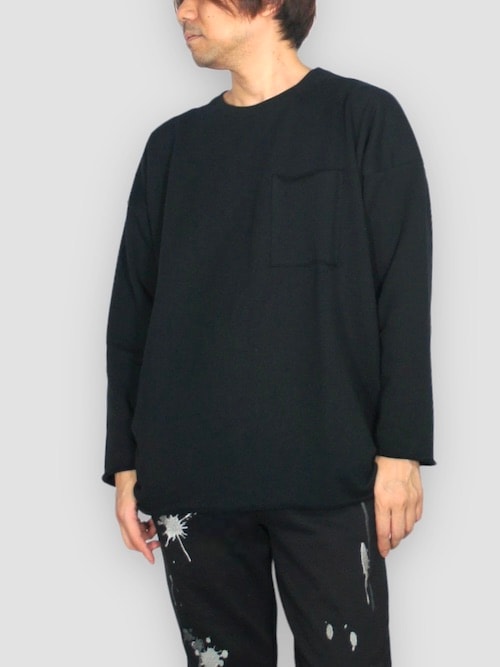eofm「side gusset seat shirts」BLACK【イオフム】 | トップス