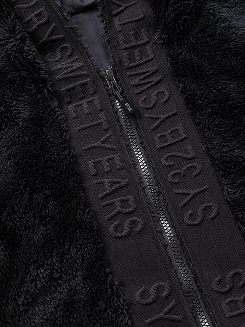 �ܥ��ե꡼�����㥱�å� BOA FLEECE JACKET BLACK SY32 by SWEET YEARS �����磻�����ƥ��ȥ��Х����������ȥ��䡼��