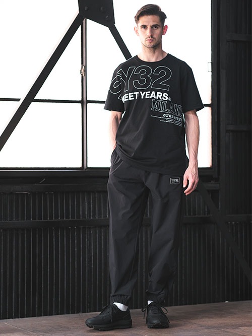 50%OFF T����� �֥�å� STICK OUT LOGO TEE 13437J BLACK SY32 by SWEET YEARS �����磻�����ƥ��ȥ��Х����������ȥ��䡼��