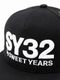 ��å��奭��å� �֥�å� MESH LOGO CAP BLACK SY32 by SWEET YEARS �����磻�����ƥ��ȥ��Х����������ȥ��䡼��