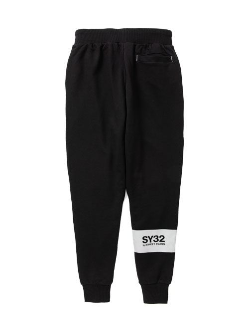 SY32 by SWEET YEARS��WORLD STAR SWEAT PANTS��BLACK