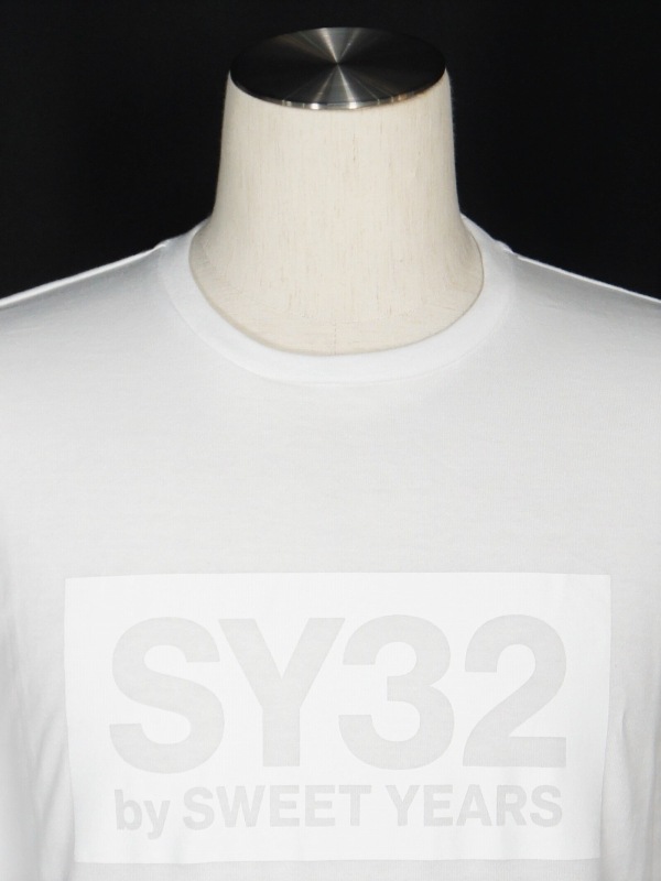 30%OFF SY32 by SWEET YEARS��BOX LOGO L/S TEE��WHITE��WHITE