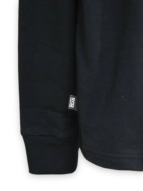 SY32 by SWEET YEARS��HEART BOX LOGO L/S TEE��BLACK��WHITE