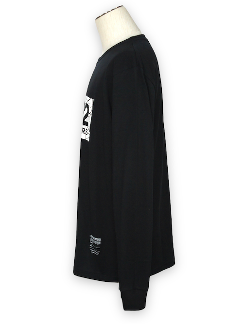 SY32 by SWEET YEARS��HEART BOX LOGO L/S TEE��BLACK��WHITE