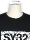 SY32 by SWEET YEARS��HEART BOX LOGO L/S TEE��BLACK��WHITE