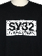 SY32 by SWEET YEARS��HEART BOX LOGO L/S TEE��BLACK��WHITE
