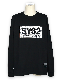 SY32 by SWEET YEARS��HEART BOX LOGO L/S TEE��BLACK��WHITE