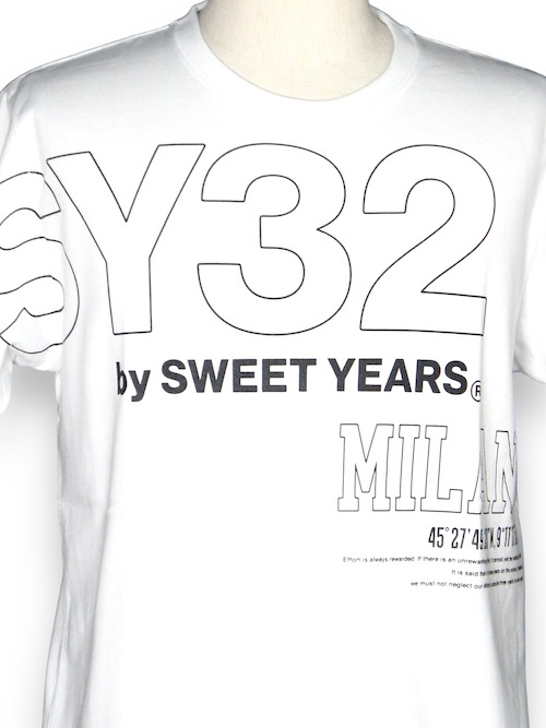 50%OFF T����� �ۥ磻�� STICK OUT LOGO TEE 13437J WHITE SY32 by SWEET YEARS �����磻�����ƥ��ȥ��Х����������ȥ��䡼��