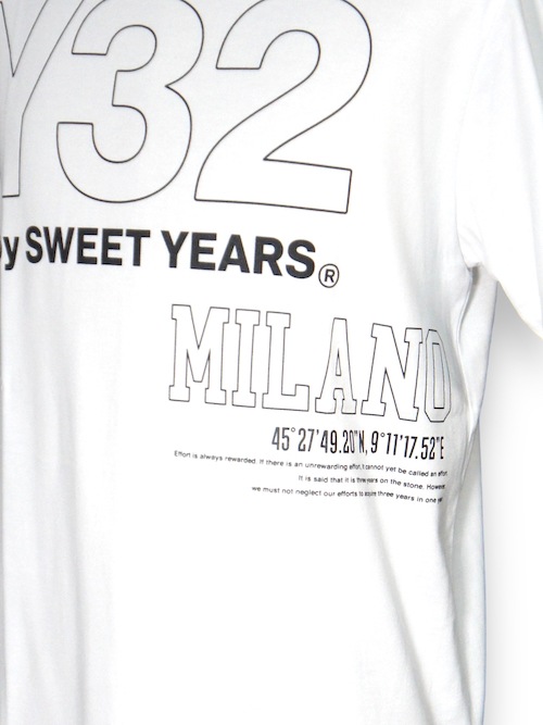 50%OFF T����� �ۥ磻�� STICK OUT LOGO TEE 13437J WHITE SY32 by SWEET YEARS �����磻�����ƥ��ȥ��Х����������ȥ��䡼��