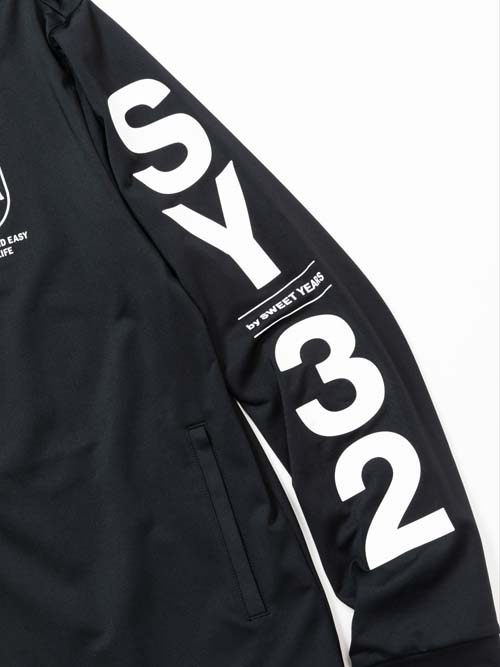 ZIPフーディー RASH GUARD ZIP HOODIE BLACK SY32 by SWEET YEARS